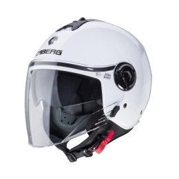CABERG KASK OTWARTY JET Z BLENDĄ MODEL RIVIERA V4X BIAŁY POŁYSK ROZMIAR XXL