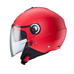 CABERG KASK OTWARTY JET Z BLENDĄ MODEL RIVIERA V4X UNI RED MAT ROZM XS