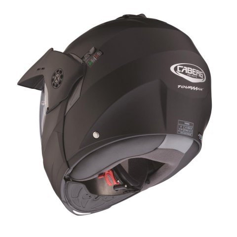 CABERG KASK SZCZĘKOWY FLIP-UP ENDURO MODEL TOURMAX X UNI BLACK MAT ROZM L CABERG KASK SZCZĘKOWY FLIP-UP ENDURO MODEL TOURMAX X UNI BLACK MAT ROZM L