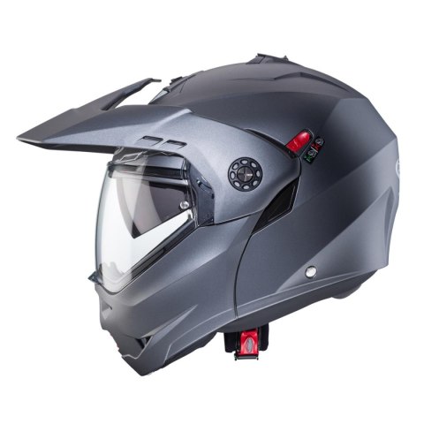 CABERG KASK FLIP-UP ENDURO TOURMAXXSOLID MAT -GUNMETAL M PINLOCK W ZESTAWIE CABERG KASK FLIP-UP ENDURO TOURMAXXSOLID MAT -GUNMETAL M PINLOCK W ZESTAWIE