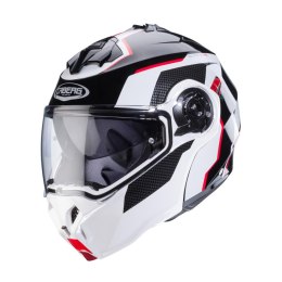 CABERG KASK SZCZĘKOWY FLIP-UP MODEL DUKE EVO MOVE BLACK/BIAŁY/RED ROZMIAR M