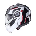 CABERG KASK SZCZĘKOWY FLIP-UP MODEL DUKE EVO MOVE BLACK/BIAŁY/RED ROZMIAR M