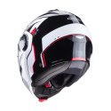 CABERG KASK SZCZĘKOWY FLIP-UP MODEL DUKE EVO MOVE BLACK/BIAŁY/RED ROZMIAR M