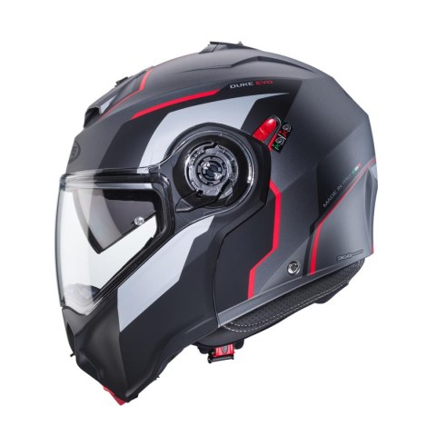 CABERG KASK SZCZĘKOWY FLIP-UP DUKE EVO MOVE SZARY MAT/BLACK/RED ROZMIAR L CABERG KASK SZCZĘKOWY FLIP-UP DUKE EVO MOVE SZARY MAT/BLACK/RED ROZMIAR L