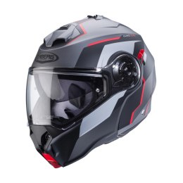 CABERG KASK SZCZĘKOWY FLIP-UP DUKE EVO MOVE SZARY MAT/BLACK/RED ROZMIAR XL
