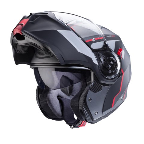 CABERG KASK SZCZĘKOWY FLIP-UP DUKE EVO MOVE SZARY MAT/BLACK/RED ROZMIAR M CABERG KASK SZCZĘKOWY FLIP-UP DUKE EVO MOVE SZARY MAT/BLACK/RED ROZMIAR M