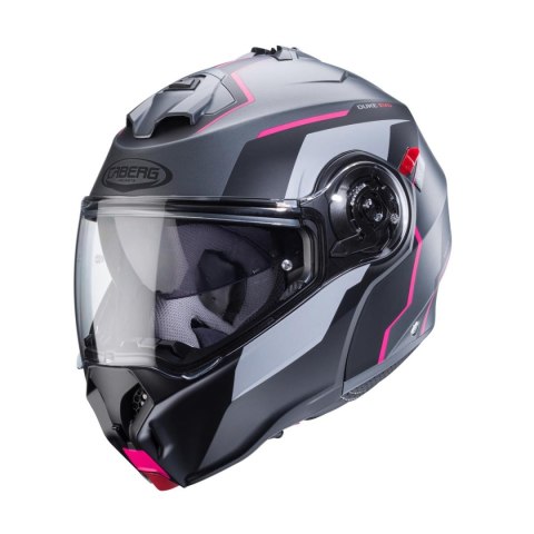 CABERG KASK FLIP-UP DUKE EVO MOVE MAT FUKSJA INTENSYWNY ODCIEŃ ROZEGO S PINLOCK CABERG KASK FLIP-UP DUKE EVO MOVE MAT FUKSJA INTENSYWNY ODCIEŃ ROZEGO S PINLOCK
