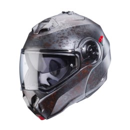 CABERG KASK SZCZĘKOWY FLIP-UP MODEL DUKE EVO RUSTY UNI SZARY/RDZAWY ROZM XL