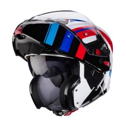 CABERG KASK SZCZĘKOWY FLIP-UP HORUS X ROAD BIAŁY/BLACK/RED/BLUE ROZMIAR L