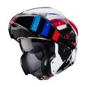CABERG KASK SZCZĘKOWY FLIP-UP HORUS X ROAD BIAŁY/BLACK/RED/BLUE ROZMIAR XL