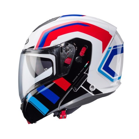 CABERG KASK SZCZĘKOWY FLIP-UP HORUS X ROAD BIAŁY/BLACK/RED/BLUE ROZMIAR XL CABERG KASK SZCZĘKOWY FLIP-UP HORUS X ROAD BIAŁY/BLACK/RED/BLUE ROZMIAR XL