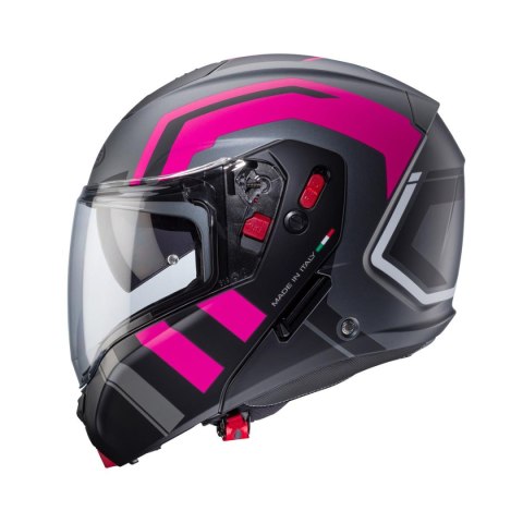 CABERG KASK FLIP-UP HORUSXROAD MAT FUKSJA INTENSYWNY ODCIEŃ ROZEGO XS PINLOCK CABERG KASK FLIP-UP HORUSXROAD MAT FUKSJA INTENSYWNY ODCIEŃ ROZEGO XS PINLOCK