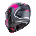 CABERG KASK FLIP-UP HORUSXROAD MAT FUKSJA INTENSYWNY ODCIEŃ ROZEGO XS PINLOCK