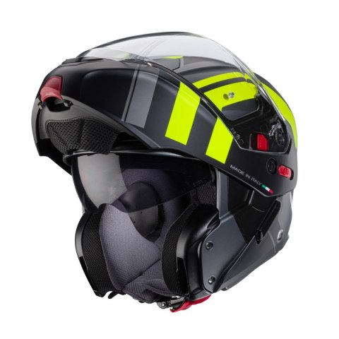 CABERG KASK FLIP-UP HORUS X ROAD MAT FLUO S PINLOCK W ZESTAWIE CABERG KASK FLIP-UP HORUS X ROAD MAT FLUO S PINLOCK W ZESTAWIE