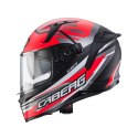 CABERG KASK INTEGRALNY AVALON X KIRA BLACK MAT/SZARY/RED FLUO ROZMIAR M