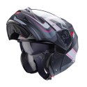 CABERG KASK SZCZĘKOWY FLIP-UP MODEL DUKE X BLACK MAT/FUKSJA/SZARY/SILVER M