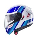 CABERG KASK SZCZĘKOWY FLIP-UP MODEL LEVO X MANTA BIAŁY/BLUE/RED ROZMIAR S
