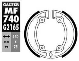 GALFER SZCZĘKI HAMULCOWE TYŁ KYMCO AGILITY 125 06-08, 50 05-, RS 50/125 09-