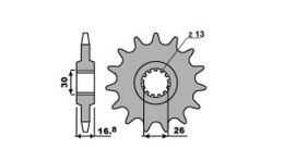 GROSSKOPF ZĘBATKA PRZÓD 2068 12 CBR 600F 99-06, CBR 900RR 96-99 JTF 1370 12