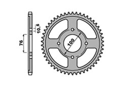 JR ZĘBATKA TYLNA 817 46 SUZUKI GSX 600F 85-88 81746JT ŁAŃC. 530