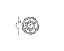 JR ZĘBATKA TYŁ 823 48 SUZUKI VL 250 INTRUDER LC 00-04 ; LT 250/300 86-89 GN