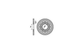 JR ZĘBATKA TYLNA STALOWA HONDA CB 500 T 75-77 28033JT ŁAŃC.520