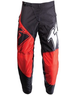 111 RACING SPODNIE MOTO 111.3 -REDRISK BLACK/RED/ORANGE ROZMIAR 34