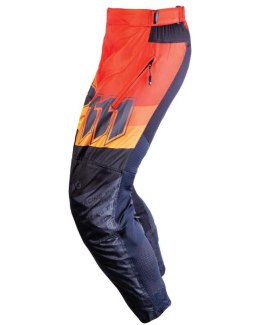 111 RACING SPODNIE MOTO 111.3 -SPECTRAL BLACK/RED/ORANGE ROZMIAR 36