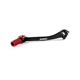 AWORKX DŹWIGNIA ZMIANY BIEGÓW HONDA CRF 250 18-, 450 17-BLACK RED KOŃCÓWKA