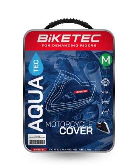 BIKETEC PAKIET 20 SZTUK POKROWCÓW POKROWIEC WODOODPORNYCH AQUATEC NA MOTOCYKL L