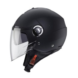 CABERG KASK OTWARTY JET Z BLENDĄ MODEL RIVIERA V4X UNI BLACK MAT ROZM XXL