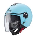 CABERG KASK OTWARTY JET Z BLENDĄ MODEL RIVIERA V4X JASNY BLUE MAT ROZMIAR M