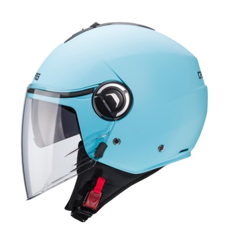 CABERG KASK OTWARTY JET Z BLENDĄ MODEL RIVIERA V4X JASNY BLUE MAT ROZMIAR M CABERG KASK OTWARTY JET Z BLENDĄ MODEL RIVIERA V4X JASNY BLUE MAT ROZMIAR M