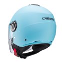 CABERG KASK OTWARTY JET Z BLENDĄ MODEL RIVIERA V4X JASNY BLUE MAT ROZMIAR S