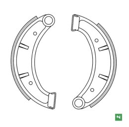 NEWFREN SZCZĘKI HAMULCOWE PRZÓD HUSQVARNA CR 240/250 83-86, TE 510 84-87, W