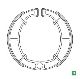 NEWFREN SZCZĘKI HAMULCOWE TYŁ KAWASAKI EN 500 90-04, GT 550 83-01, VN 800/8