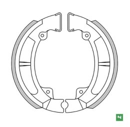 NEWFREN SZCZĘKI HAMULCOWE TYŁ KLR 250 84-05, KL 80-84, PRZÓD KDX 200 83-85 120X35MM