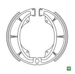 NEWFREN SZCZĘKI HAMULCOWE TYŁ KAWASAKI KLR 600 84-94, KX 500/250 82-86, 125