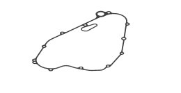 XRADICAL USZCZELKA POKRYWY SPRZĘGŁA KAWASAKI KXF 450 '16-'18