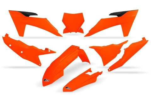 UFO KOMPLET PLASTIKÓW KTM SX/SXF SX-F 125/250/300/350/450F 2023 ORANGE FLUO
