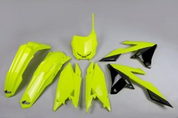 UFO KOMPLET PLASTIKÓW SUZUKI RMZ 250 19-23, 450 18-23 ŻÓŁTY FLUO SU418DFLU