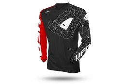 UFO 2023/04 KOSZULKA TECNO JERSEY CROSS BLACK RED ROZMIAR XL -KOLEKCJA 2024