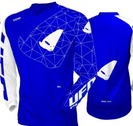 UFO 2023/04 KOSZULKA TECNO JERSEY CROSS BLUE BIAŁY ROZMIAR M -KOLEKCJA 2024
