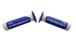 PROGRIP MANETKI PG732 ROAD 22+25MM, DŁ.125MM WHITE/BLUE DWUSKŁ. 732-141