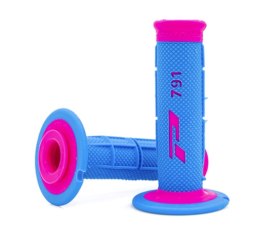 PROGRIP MANETKI PG791 OFF ROAD 22+25MM, DŁ.115MM JASNO FUXIA DWUSKŁ. 791-389 PG791FU LB