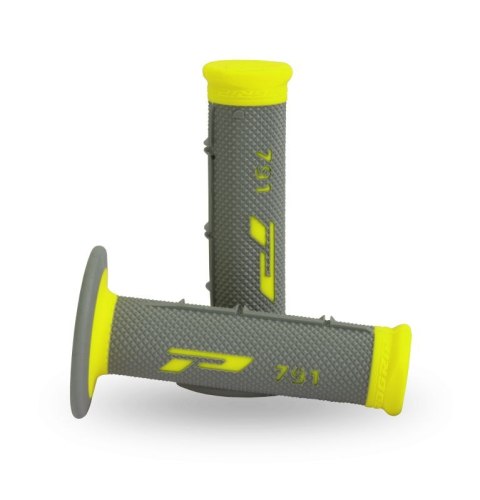 PROGRIP MANETKI PG791 OFF ROAD 22+25MM, DŁ.115MM FLUO DWUSKŁ. 791-347 PG791YF GR