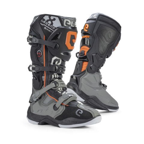 ELEVEIT BUTY CROSS/ENDURO X-LEGEND GREY/ORANGE SZARY/ORANGE ROZMIAR 43