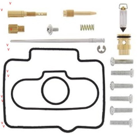 BEARING WORX ZESTAW NAPRAWCZY GAŹNIKA HONDA CR 125R 00
