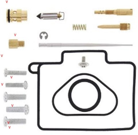 BEARING WORX ZESTAW NAPRAWCZY GAŹNIKA HONDA CR 125R 03