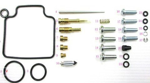 BEARING WORX ZESTAW NAPRAWCZY GAŹNIKA HONDA TRX500TM 05-06